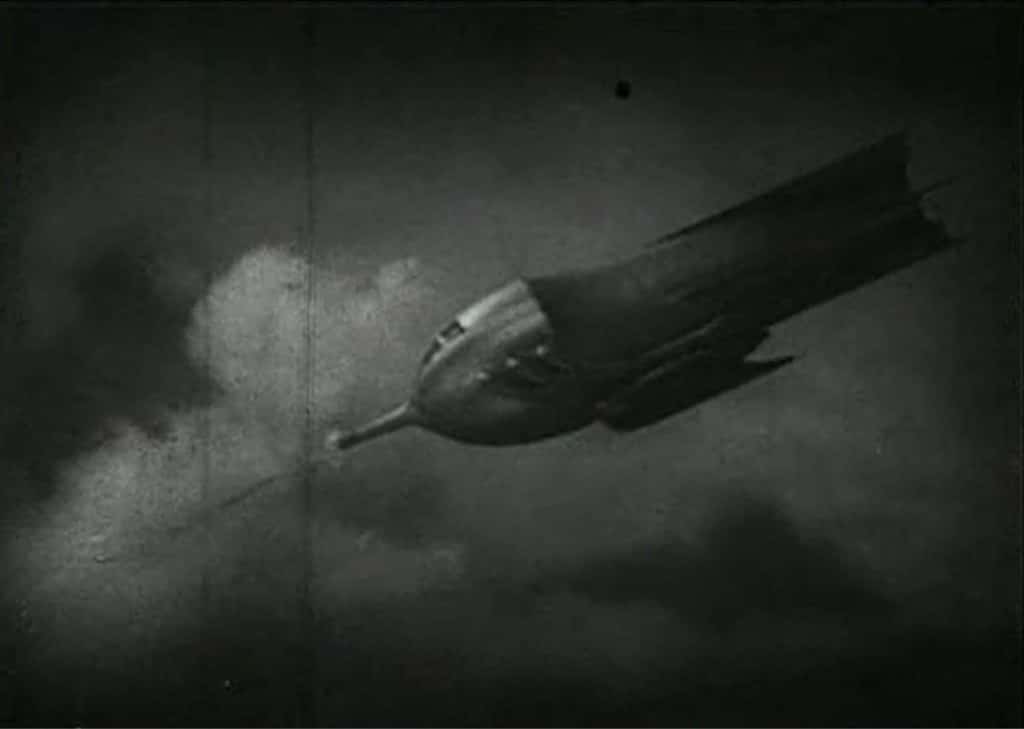 Dr. Zarkov's rocket ship from Flash Gordon (1936)